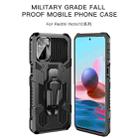For Xiaomi Redmi K40 Pro+ Armor Warrior Shockproof PC + TPU Protective Case(Blue) - 3