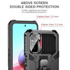 For Xiaomi Redmi K40 Pro+ Armor Warrior Shockproof PC + TPU Protective Case(Black) - 5