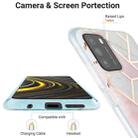 For Xiaomi Poco M3 / Note 9 4G / Redmi 9 Power / Redmi 9T 3D Electroplating Marble Pattern TPU Protective Case(Pink White) - 4