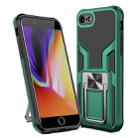 Armor 2 in 1 PC + TPU Magnetic Shockproof Case with Foldable Holder For iPhone 7 / 8(Green) - 1