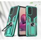 For Xiaomi Redmi Note 10 Armor 2 in 1 PC + TPU Magnetic Shockproof Case with Foldable Holder(Green) - 1