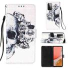 For Samsung Galaxy A72 5G / 4G 3D Painting Horizontal Flip Leather Case with Holder & Card Slot & Wallet & Lanyard(Skull) - 1
