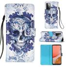 For Samsung Galaxy A72 5G / 4G 3D Painting Horizontal Flip Leather Case with Holder & Card Slot & Wallet & Lanyard(Cloud Ghost Head) - 1
