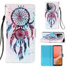 For Samsung Galaxy A72 5G / 4G 3D Painting Horizontal Flip Leather Case with Holder & Card Slot & Wallet & Lanyard(Color Wind Chimes) - 1