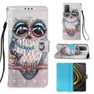 For Xiaomi Poco M3 / Note 9 4G / Redmi 9 Power 3D Painting Horizontal Flip Leather Case with Holder & Card Slot & Wallet & Lanyard(Cute Owl) - 1