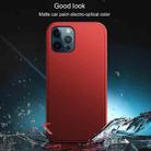 Car Painting Matte PC + TPU Shockproof Protective Case For iPhone 12 Pro Max(Black) - 5