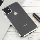 For iPhone 11 Three-section Electroplating TPU Anti-Drop And Waterproof Mobile Phone Protective Case(Silver) - 1