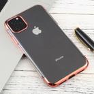 For iPhone 11 Pro Three-section Electroplating TPU Anti-Drop And Waterproof Mobile Phone Protective Case(Rose Gold) - 1