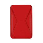 Magsafing Magnetic Folding Stand Leather Wallet Snap-On Card Holder Case Bag for iPhone 12 mini, iPhone 12, iPhone 12 Pro, iPhone 12 Pro Max(Red) - 2