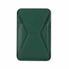 Magsafing Magnetic Folding Stand Leather Wallet Snap-On Card Holder Case Bag for iPhone 12 mini, iPhone 12, iPhone 12 Pro, iPhone 12 Pro Max(Green) - 2