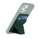 Magsafing Magnetic Folding Stand Leather Wallet Snap-On Card Holder Case Bag for iPhone 12 mini, iPhone 12, iPhone 12 Pro, iPhone 12 Pro Max(Green) - 4