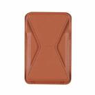 Magsafing Magnetic Folding Stand Leather Wallet Snap-On Card Holder Case Bag for iPhone 12 mini, iPhone 12, iPhone 12 Pro, iPhone 12 Pro Max(Brown) - 2