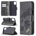 For LG K42 Matching Color Crocodile Texture Horizontal Flip PU Leather Case with Wallet & Holder & Card Slots(Black) - 1