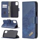 For LG K42 Matching Color Crocodile Texture Horizontal Flip PU Leather Case with Wallet & Holder & Card Slots(Blue) - 1