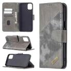 For LG K42 Matching Color Crocodile Texture Horizontal Flip PU Leather Case with Wallet & Holder & Card Slots(Grey) - 1