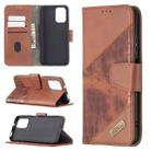 For Xiaomi Redmi Note 10 4G /Note 10s Matching Color Crocodile Texture Horizontal Flip PU Leather Case with Wallet & Holder & Card Slots(Brown) - 1