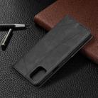 For LG K42 Rhombus Texture Horizontal Flip Magnetic Leather Case with Holder & Card Slots(Black) - 8