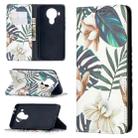 For Nokia 5.4 Colored Drawing Pattern Invisible Magnetic Horizontal Flip PU Leather Case with Holder & Card Slots & Wallet(Red Leaves) - 1