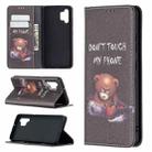 For Samsung Galaxy A32 4G Colored Drawing Pattern Invisible Magnetic Horizontal Flip PU Leather Case with Holder & Card Slots & Wallet(Bear) - 1