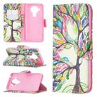 For Nokia 5.4 Colored Drawing Pattern Horizontal Flip Leather Case with Holder & Card Slots & Wallet(Tree Life) - 1