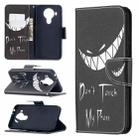 For Nokia 5.4 Colored Drawing Pattern Horizontal Flip Leather Case with Holder & Card Slots & Wallet(Smirk) - 1