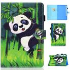 For Galaxy Tab S6 T860 / T865 Colored Drawing Horizontal Flip Leather Case with Holder & Card Slots & Pen Slot & Sleep / Wake-up Function(Hug Bear) - 1