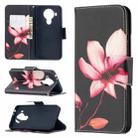 For Nokia 5.4 Colored Drawing Pattern Horizontal Flip Leather Case with Holder & Card Slots & Wallet(Lotus) - 1