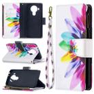 For Nokia 5.4 Colored Drawing Pattern Zipper Horizontal Flip Leather Case with Holder & Card Slots & Wallet & Lanyard(Sun Flower) - 1