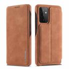 For Samsung Galaxy A52 5G / 4G LC.IMEEKE Hon Ancient Series Horizontal Flip Leather Case with Holder & Card Slot(Brown) - 1