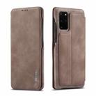 For Samsung Galaxy S20 FE LC.IMEEKE Hon Ancient Series Horizontal Flip Leather Case with Holder & Card Slot(Coffee) - 1