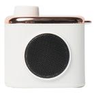 CM-2 3W Camera Shape Mini Single Speaker Bluetooth Speaker with Lanyard(White) - 1