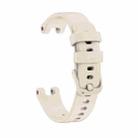 For Garmin Lily Silicone Watch Band(Khaki) - 1