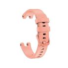 For Garmin Lily Silicone Watch Band(Pink) - 1