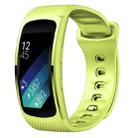 For Samsung Gear Fit2 Pro Silicone Watch Band, Size:S(Lime Green) - 1