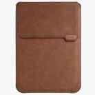 NILLKIN Water Wave Texture Versatile Laptop Sleeve For 16.0 inch and Below(Brown) - 1