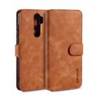 For Xiaomi Redmi Note 8 Pro DG.MING Retro Oil Side Horizontal Flip Case with Holder & Card Slots & Wallet(Brown) - 1