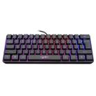 HXSJ V700 61 Keys RGB Lighting Gaming Wired Keyboard (Black) - 1