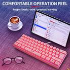 HXSJ V700 61 Keys RGB Lighting Gaming Wired Keyboard (Pink) - 3