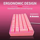 HXSJ V700 61 Keys RGB Lighting Gaming Wired Keyboard (Pink) - 6