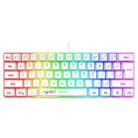 HXSJ V700 61 Keys RGB Lighting Gaming Wired Keyboard (White) - 1