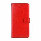 For Meizu 18 idewei Crazy Horse Texture Horizontal Flip Leather Case with Holder & Card Slots & Wallet(Red) - 1
