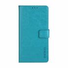 For Meizu 18 idewei Crazy Horse Texture Horizontal Flip Leather Case with Holder & Card Slots & Wallet(Sky Blue) - 1