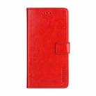 For Meizu 18 Pro idewei Crazy Horse Texture Horizontal Flip Leather Case with Holder & Card Slots & Wallet(Red) - 1