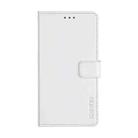 For Nokia C1 Plus idewei Crazy Horse Texture Horizontal Flip Leather Case with Holder & Card Slots & Wallet(White) - 1