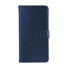 For OnePlus 9 idewei Crazy Horse Texture Horizontal Flip Leather Case with Holder & Card Slots & Wallet(Blue) - 1