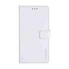 For OnePlus 9 idewei Crazy Horse Texture Horizontal Flip Leather Case with Holder & Card Slots & Wallet(White) - 1