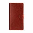 For OnePlus 9 Pro idewei Crazy Horse Texture Horizontal Flip Leather Case with Holder & Card Slots & Wallet(Brown) - 1