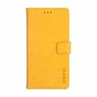 For Xiaomi Redmi Note 10 Pro idewei Crazy Horse Texture Horizontal Flip Leather Case with Holder & Card Slots & Wallet(Yellow) - 1