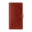 For ZTE Blade X1 5G idewei Crazy Horse Texture Horizontal Flip Leather Case with Holder & Card Slots & Wallet(Brown) - 1