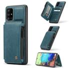 For Samsung Galaxy A71 4G CaseMe C20 Multifunctional PC + TPU Protective Case with Holder & Card Slot & Wallet(Blue) - 1
